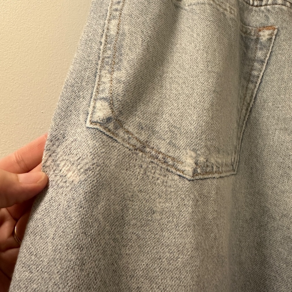 Rag & Bone "Sweatpants Jeans" - Size 31 Miramar Cotton Terry Wide Leg Pants - Picture 5 of 12